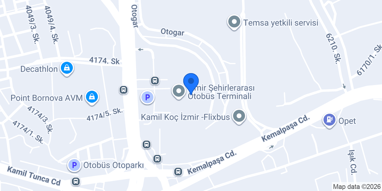 İzmir Kale Seyahat konumu