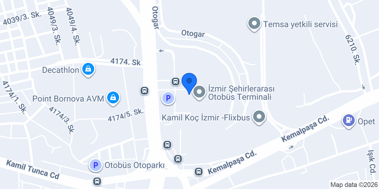 Best Van Turizm konumu