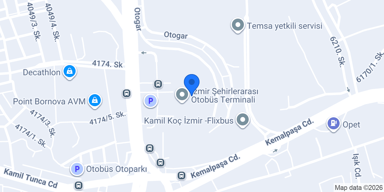 İZMİR ŞANLI AS URFA TURİZM konumu