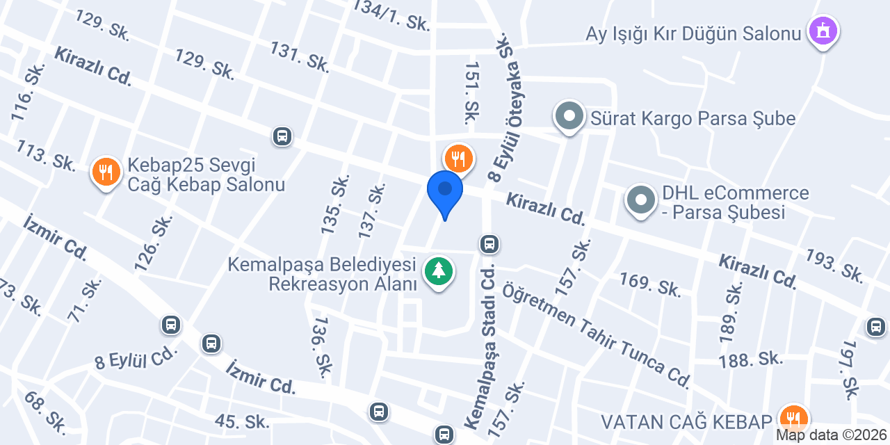 Kemalpaşa İlçe Halk Kütüphanesi konumu