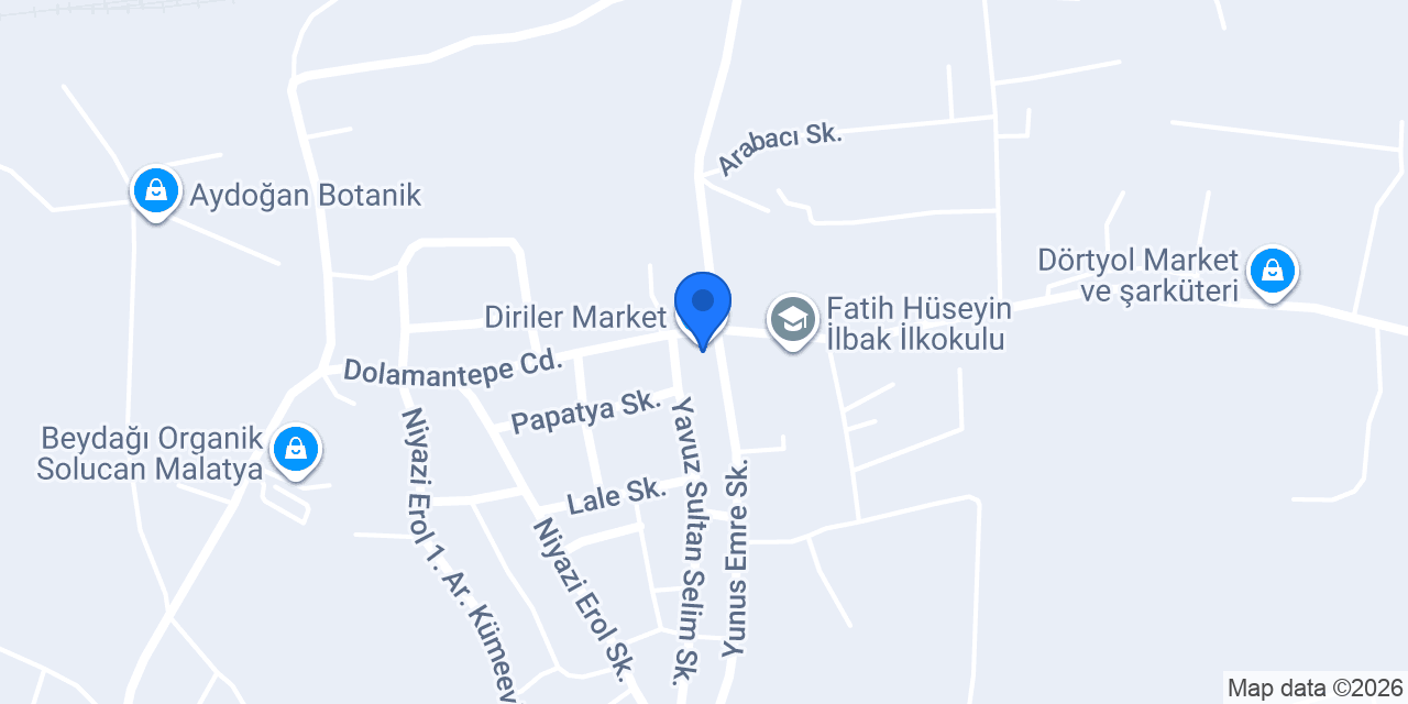 Diriler Market konumu