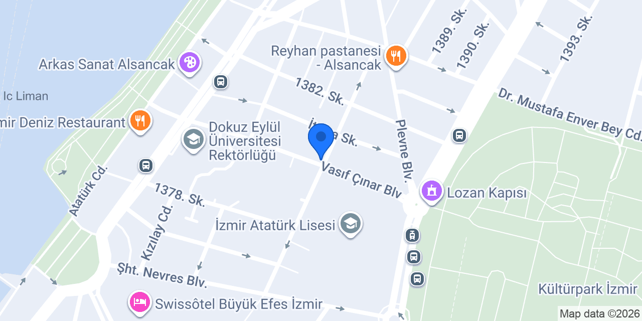 Alsancak Marin Eczanesi konumu