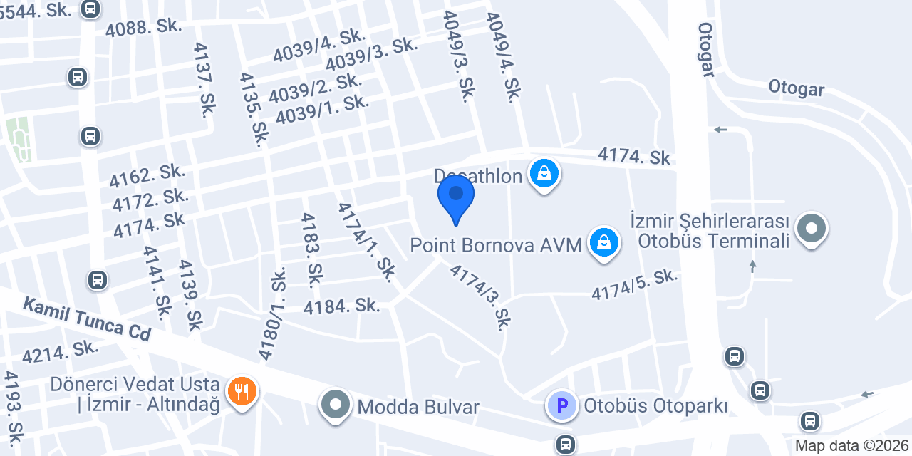 Bornova İmam Hatip Ortaokulu konumu