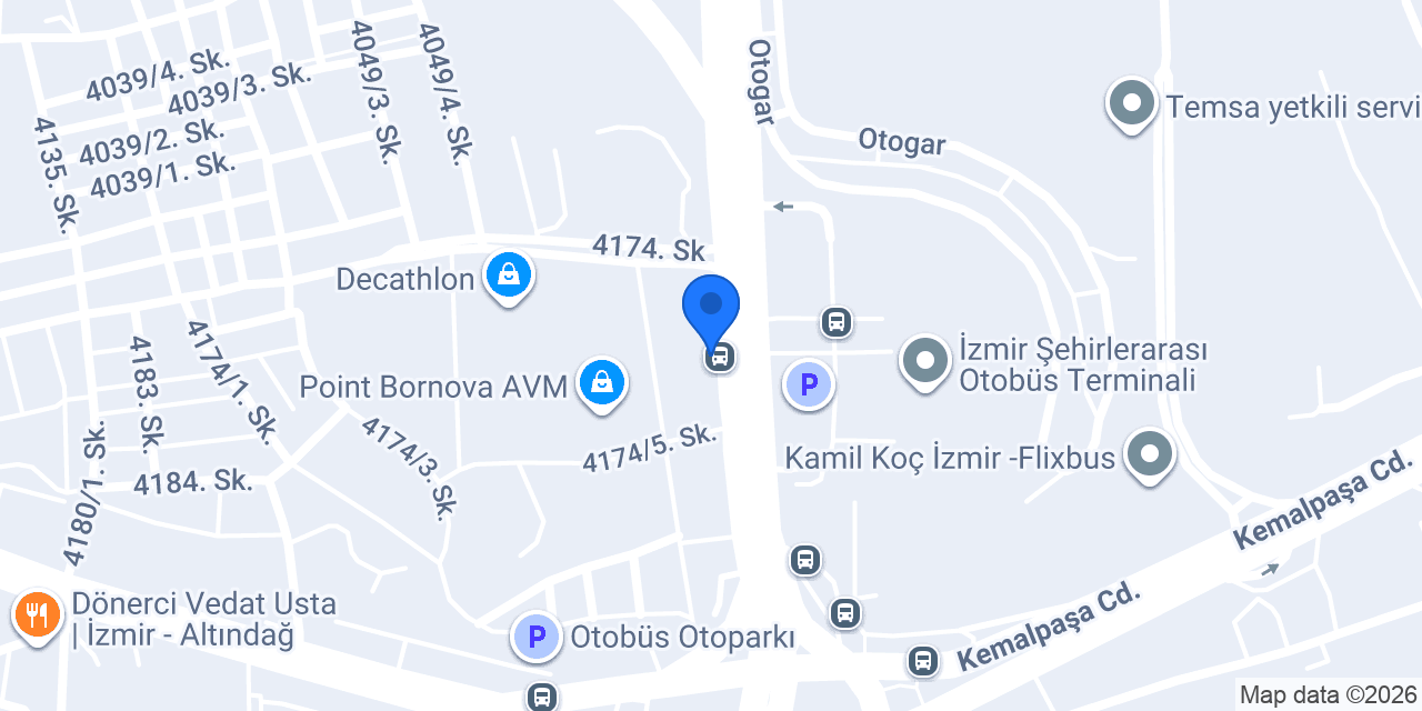Petrol Ofisi konumu