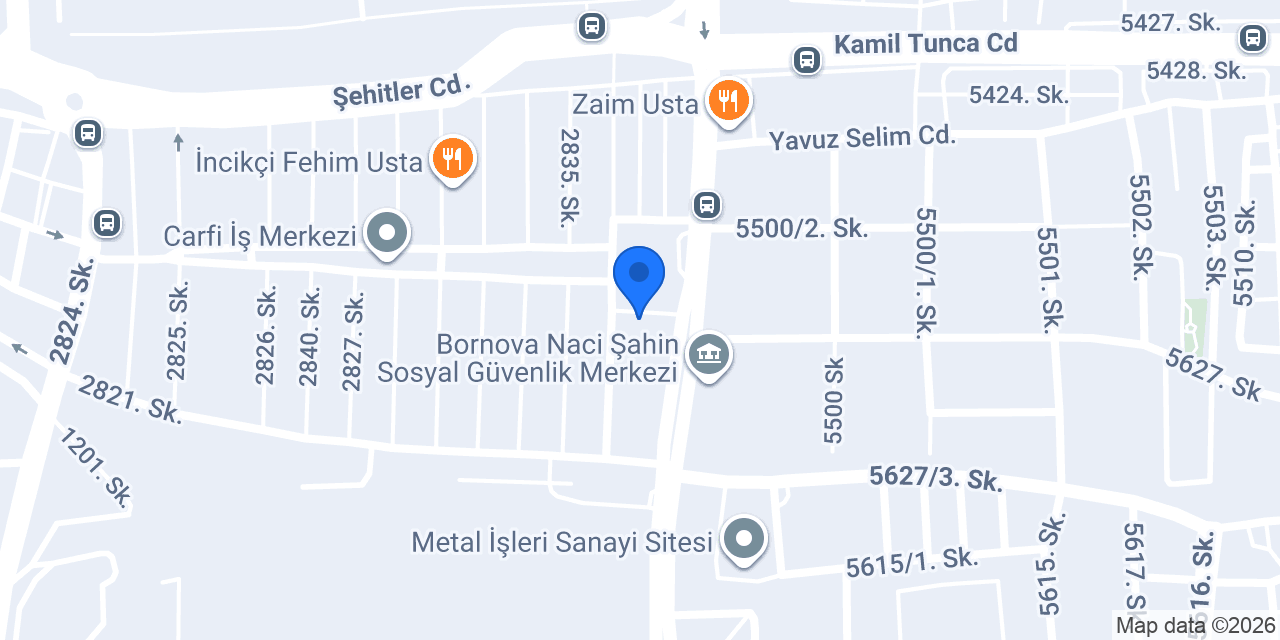 Özuçuran konumu