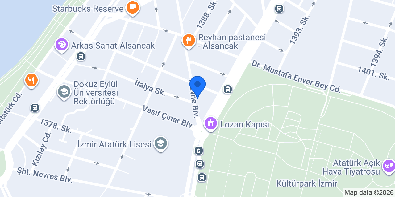 Sinan Saç Tasarım konumu