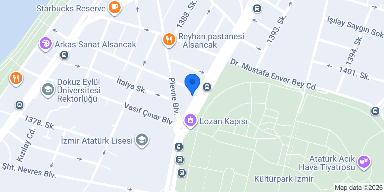 Doç. Dr. Demet Gülpek konumu