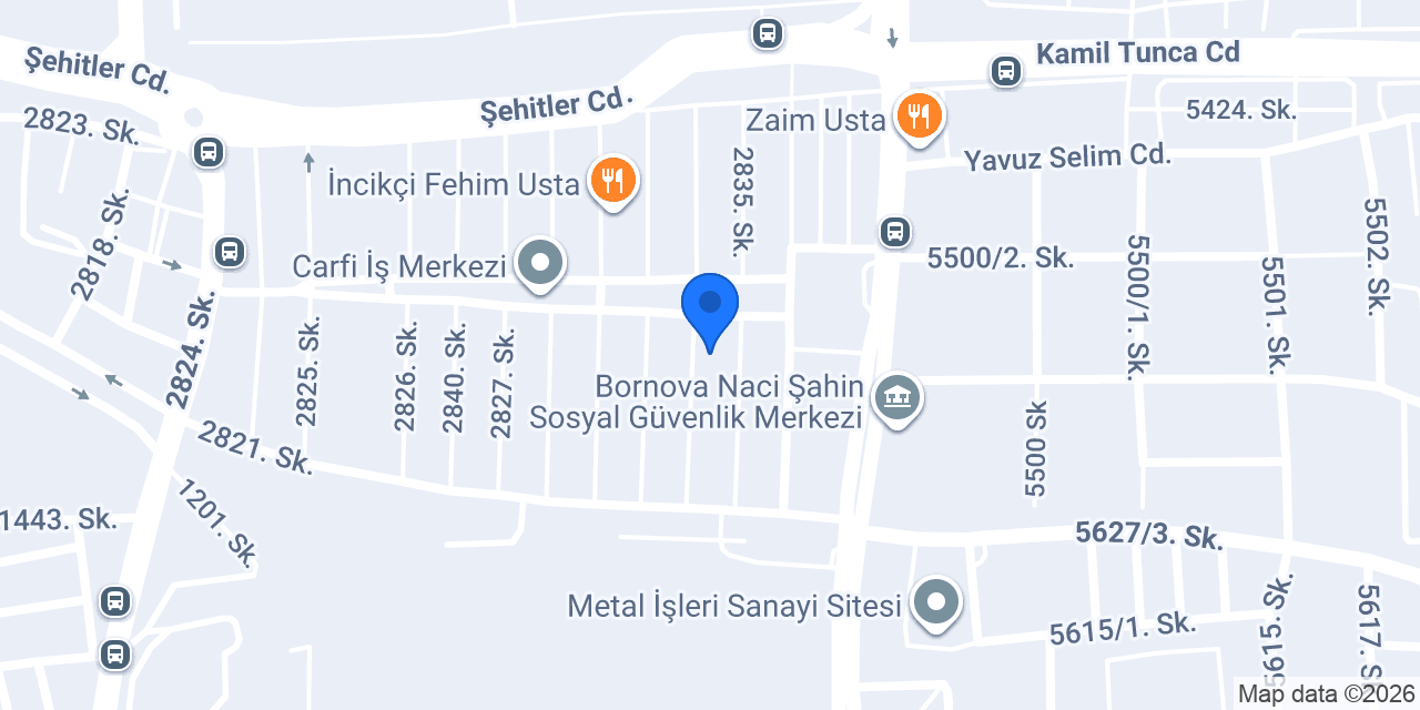 Mete Kauçuk konumu