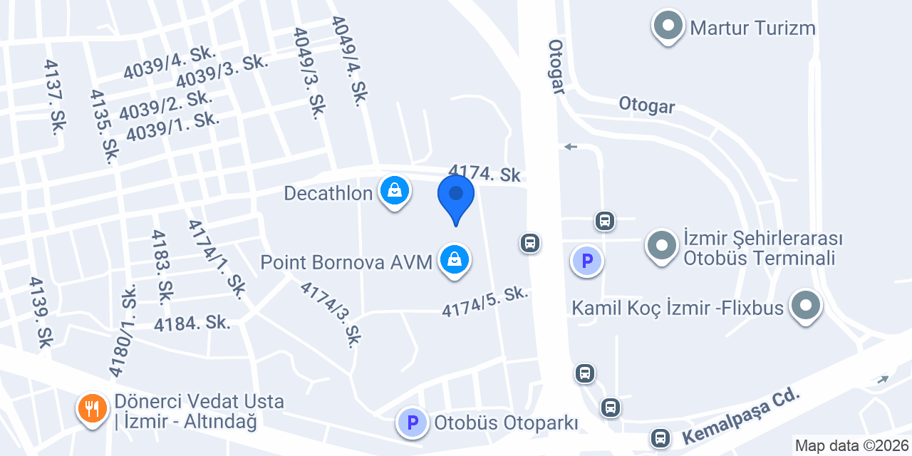 Big Chefs - Point Bornova Şubesi konumu