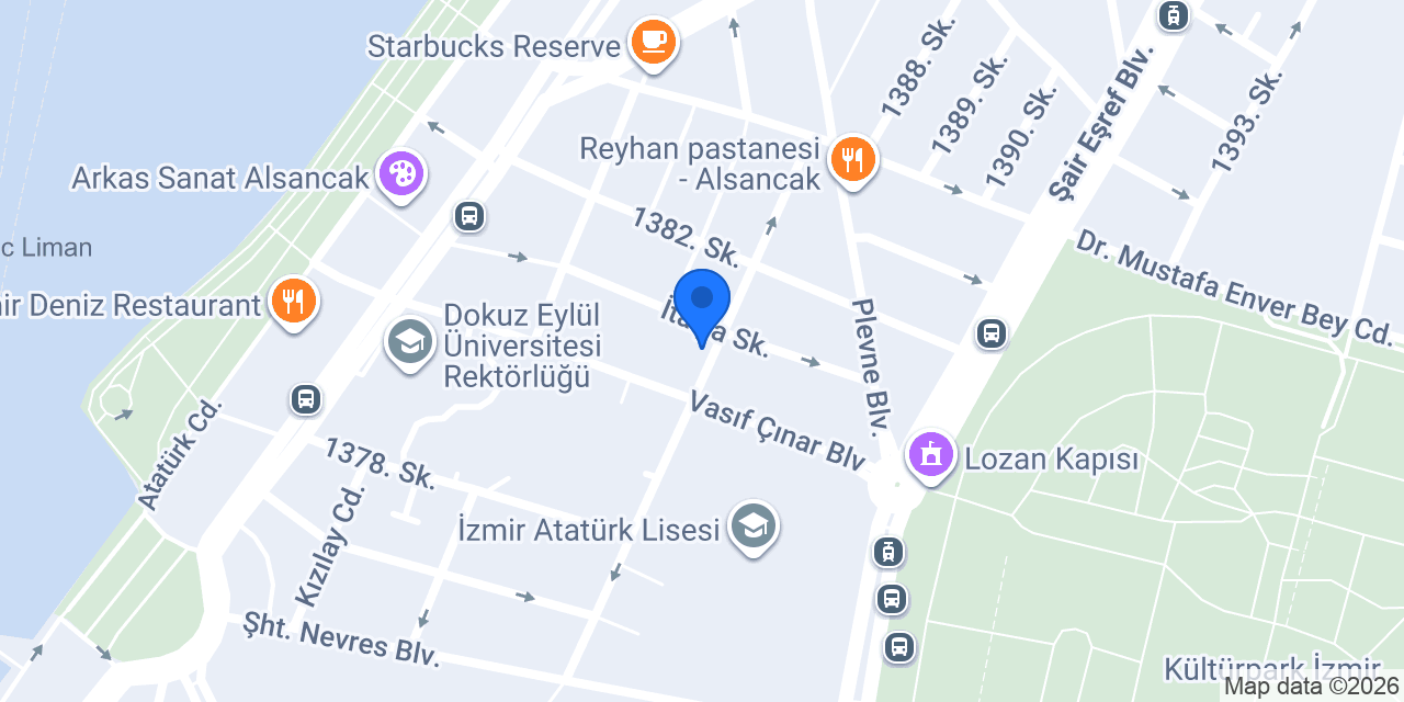 Ata Özel Dikim konumu