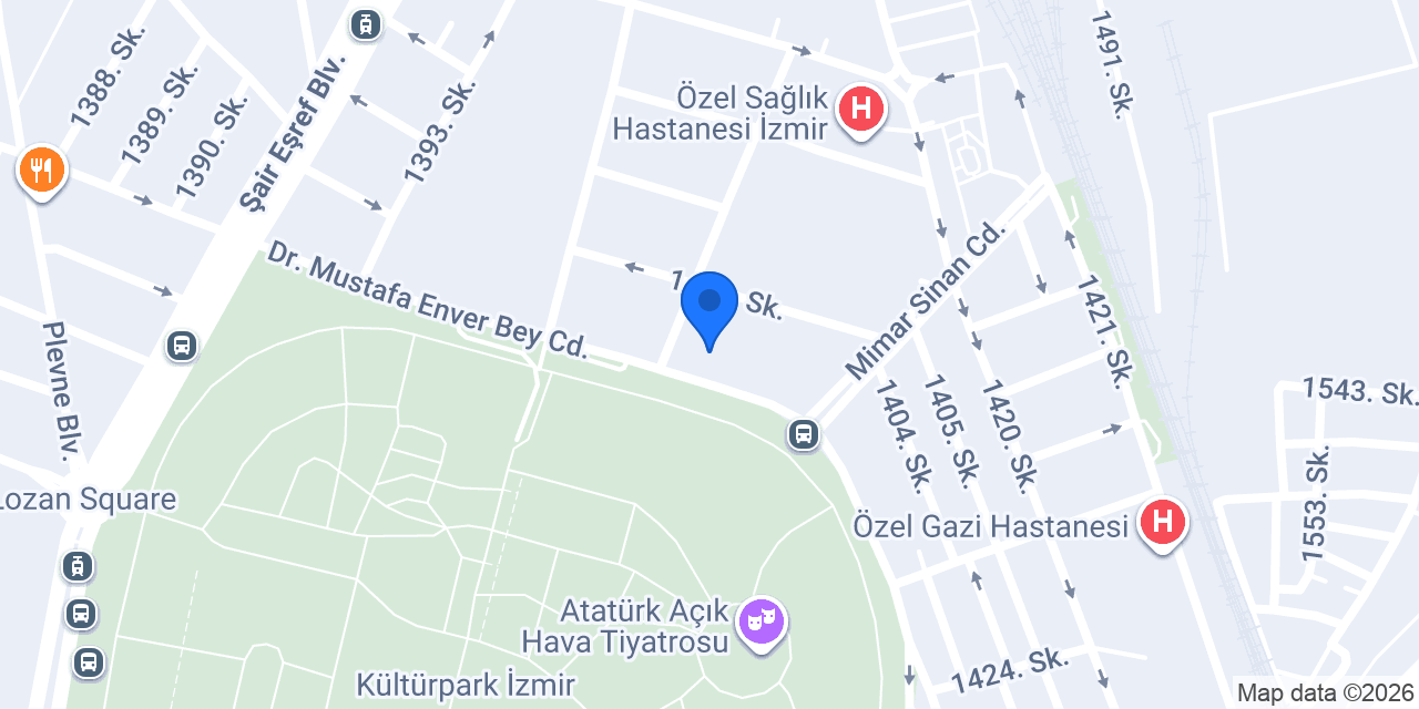 Locus İç Mimarlık konumu