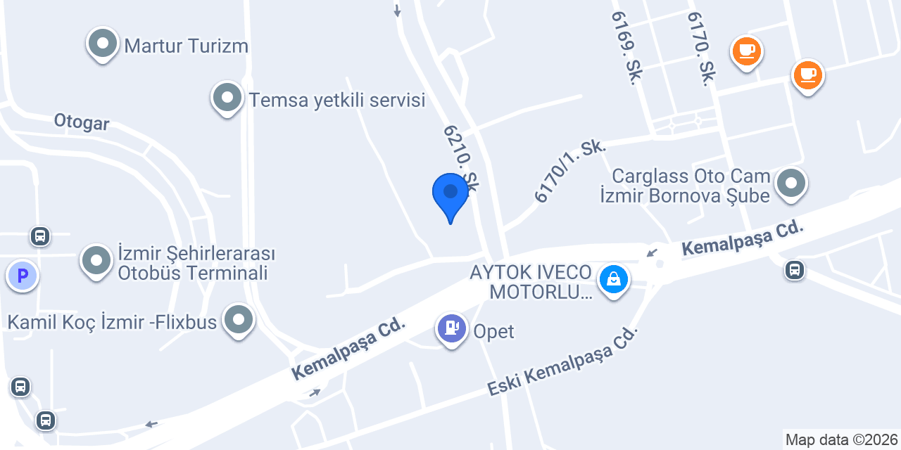 Çimstone İzmir Fabrikası konumu