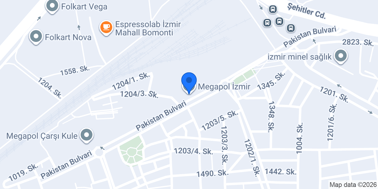 Megapol İzmir konumu