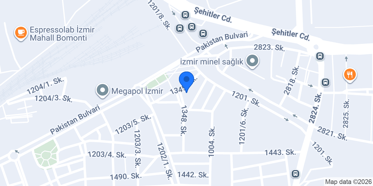GEOTEK İZMİR konumu