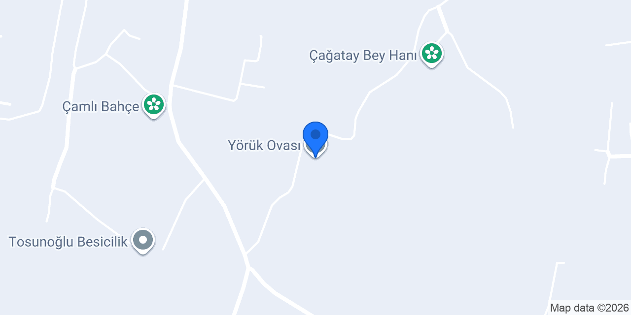 Yörük Ovası konumu