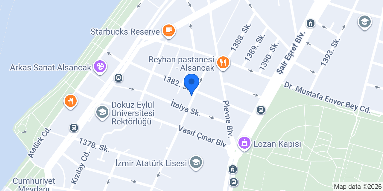 Eczane Alsancak Park konumu