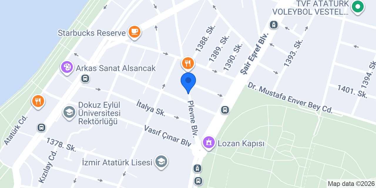Perfume Atelier İzmir konumu