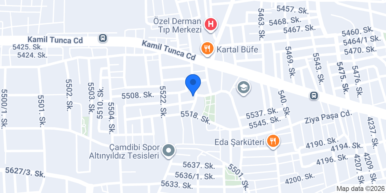 Çamdibi İdman Yurdu konumu