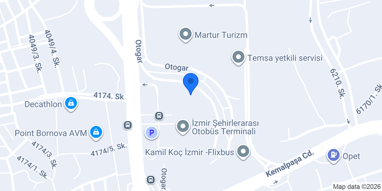 Bergama Özdere konumu