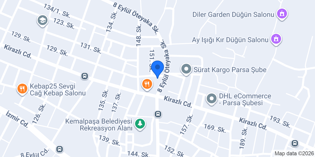 Bativeterinerlik Kemalpasa İZMİR konumu