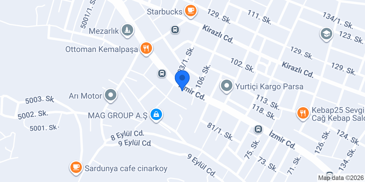 Brew Mood Coffee & Tea Kemalpaşa konumu