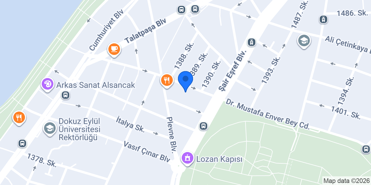 ALSANCAK PİLATES STUDİO konumu