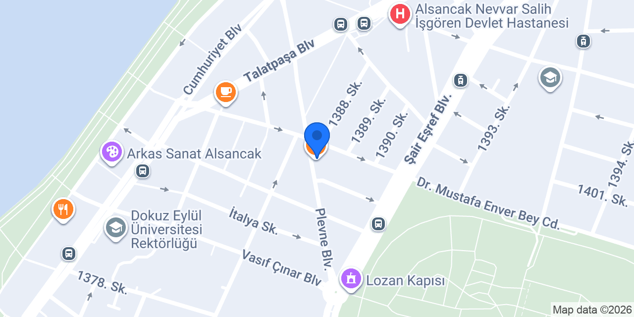 Uzm. Dr. Fatmagül Gülbaşaran Klinik | İzmir Dermatolog konumu