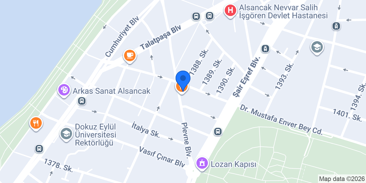 Reyhan pastanesi - Alsancak konumu