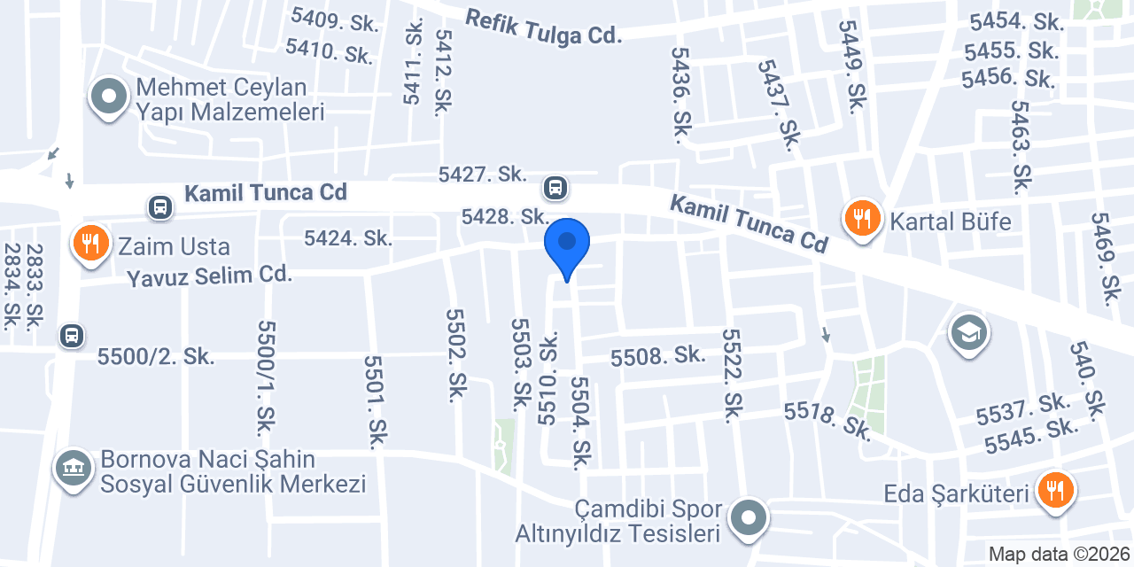 Akbuğa Çatı Kaplama Sistemleri konumu