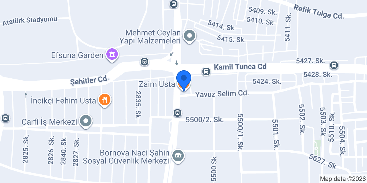 Zaim Usta konumu
