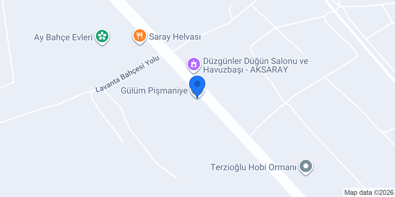 Gülüm Pişmaniye konumu