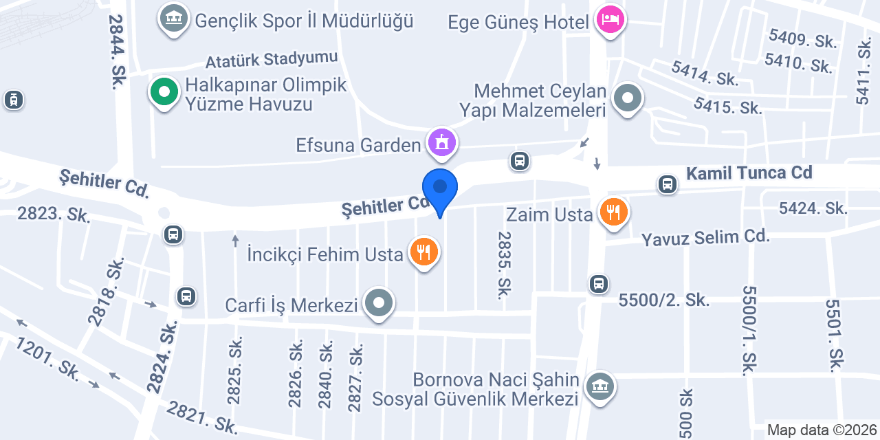 Taşsöken Ticaret konumu