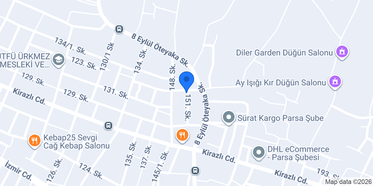 Ptt-org. Sanayı Kargo Şube Şefliği konumu