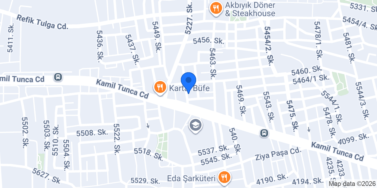 SMMM Buket Atlayıcı konumu