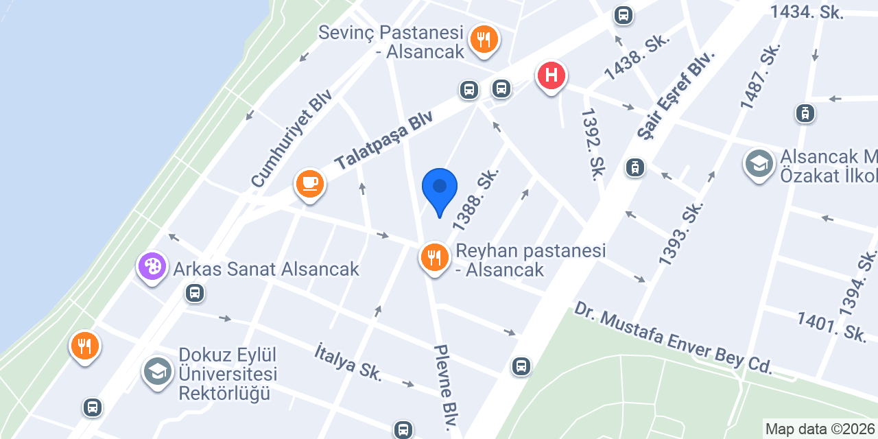 La Perla Gümüş Alsancak Şubesi konumu