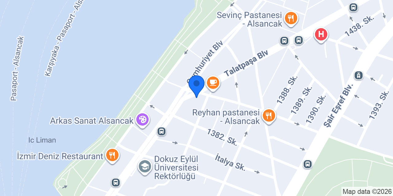 Toprak Şeker İzmir konumu