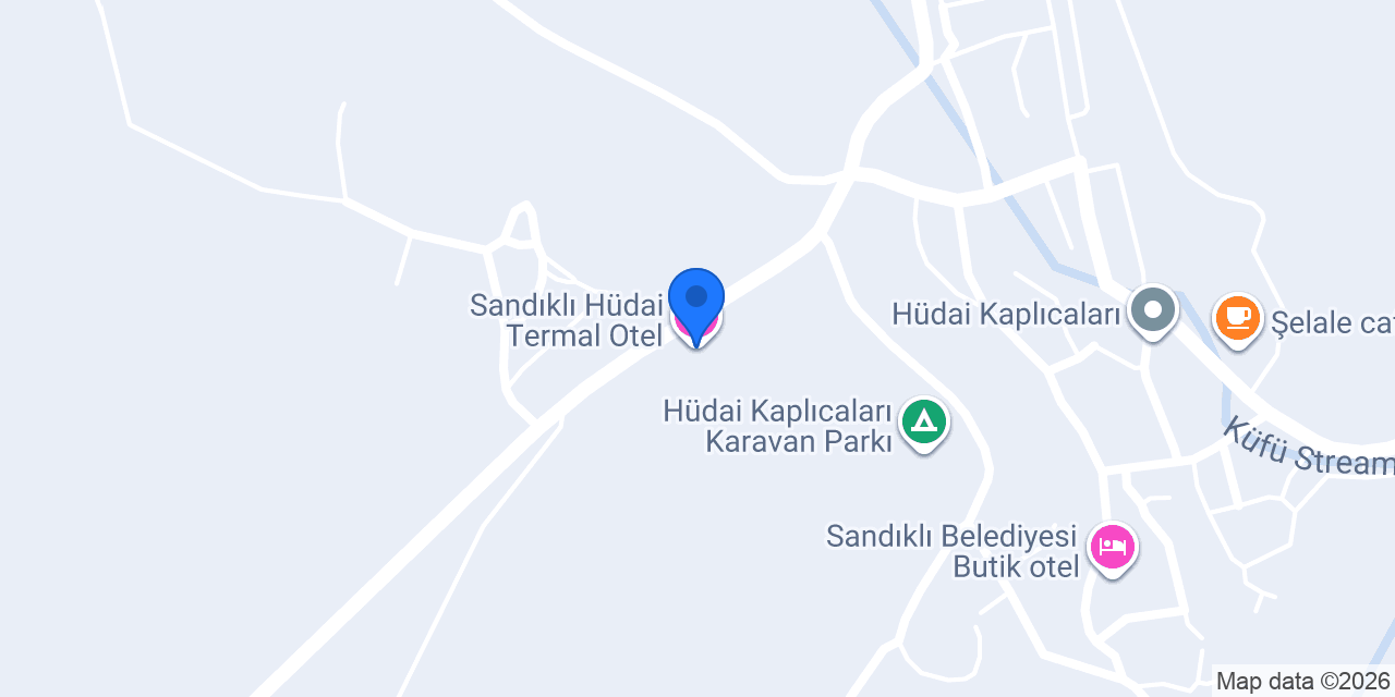 Sandıklı Termal Otel konumu