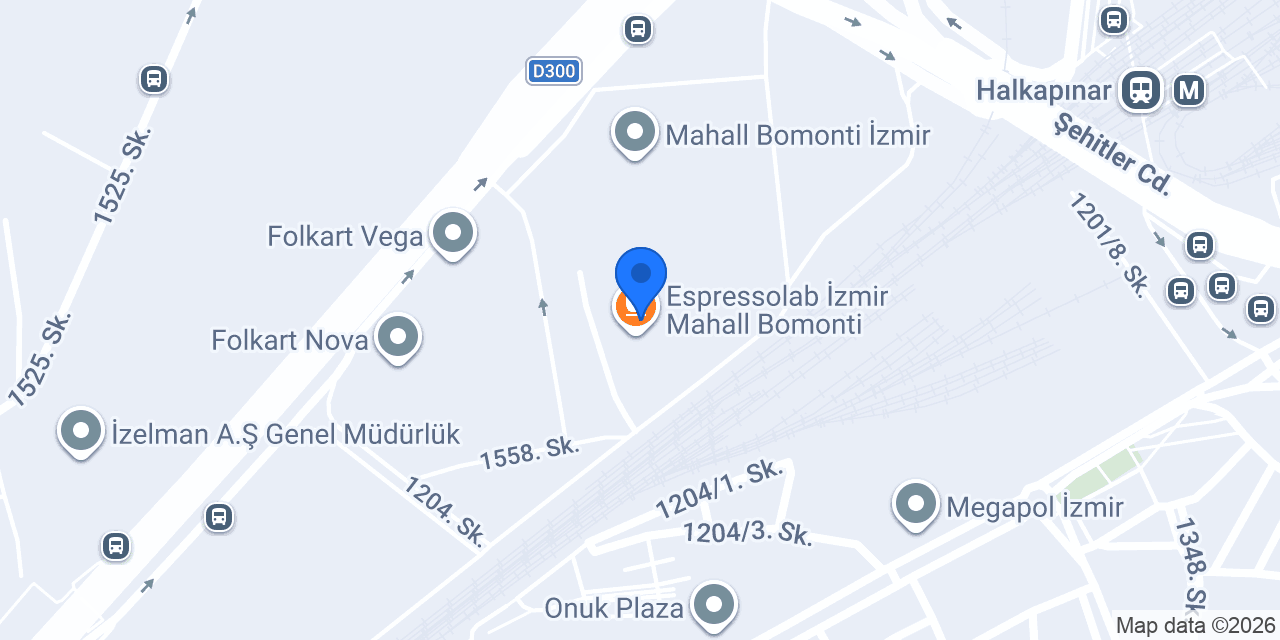 Köşebaşı İzmir - Mahall Bomonti konumu