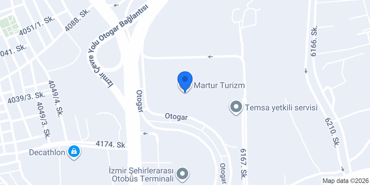 Martur Turizm konumu