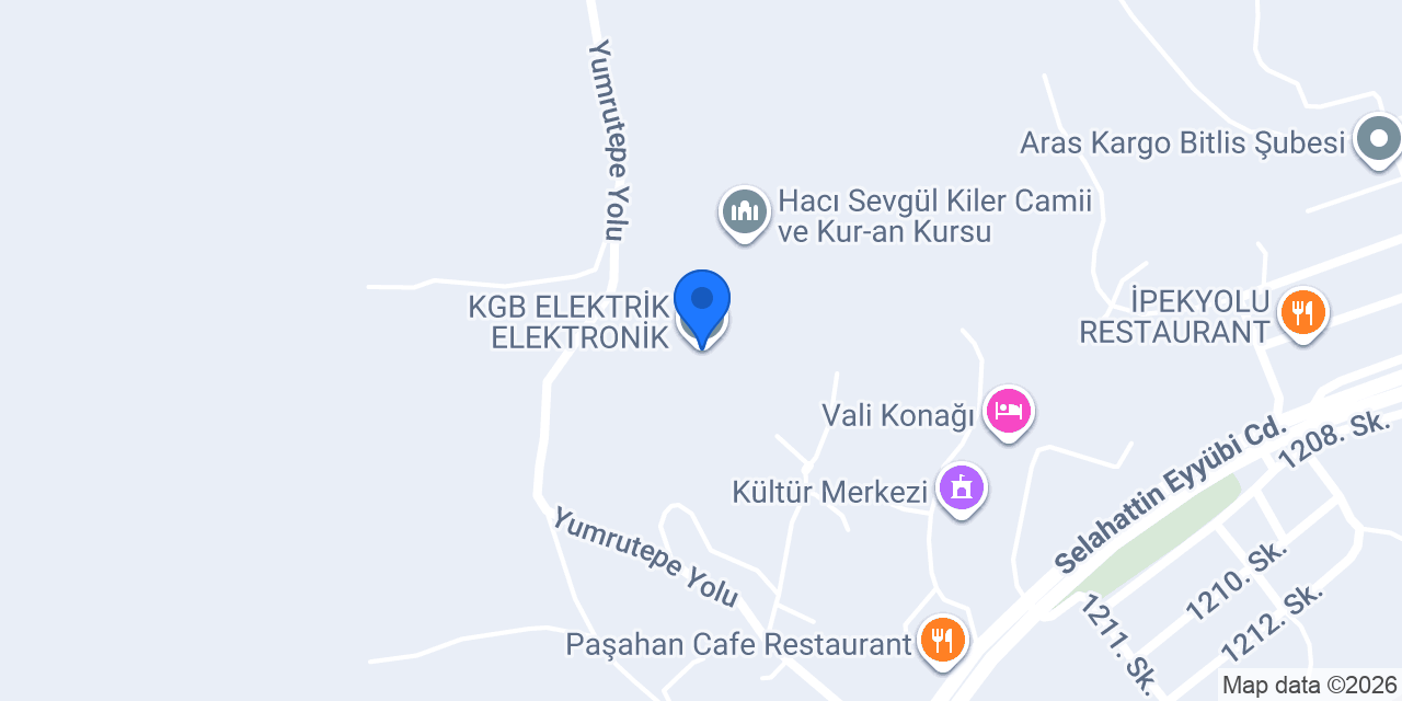 KGB ELEKTRİK ELEKTRONİK konumu