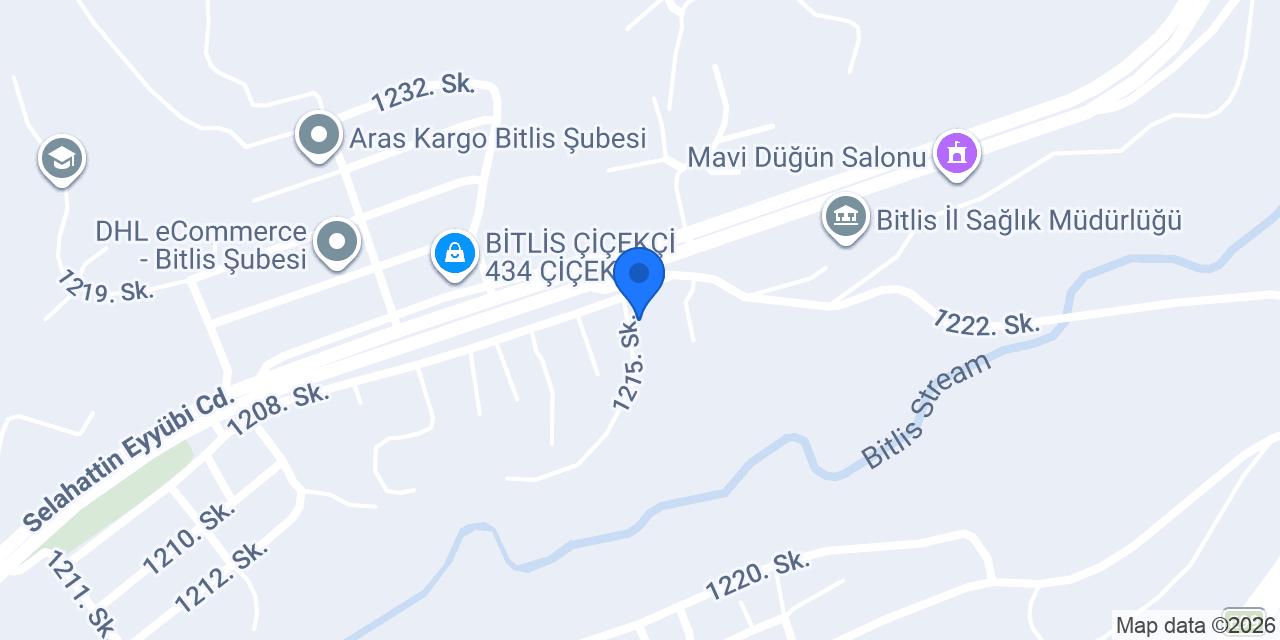 Anadolu Gençlik Derneği Bitlis Şubesi konumu