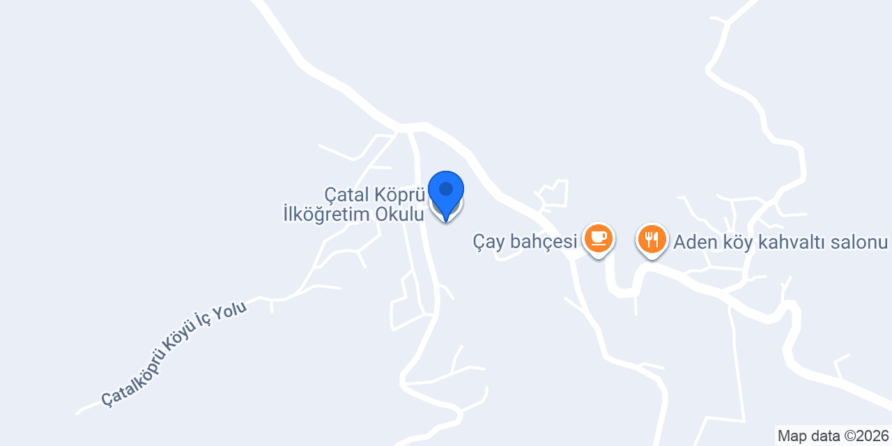 Çatal Köprü İlköğretim Okulu konumu