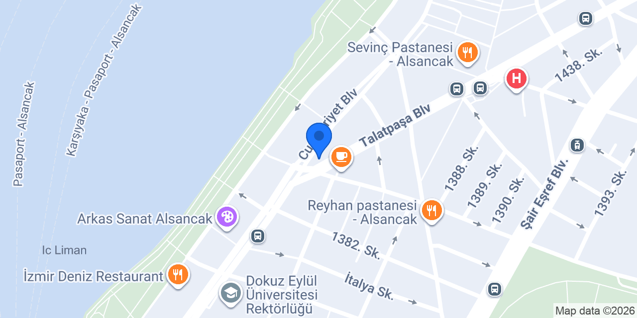 Kontrbus Coffee Co. Alsancak konumu