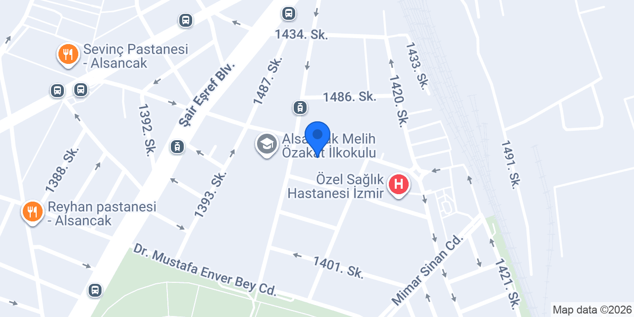 Dünyagöz Optik - İzmir Dünya konumu