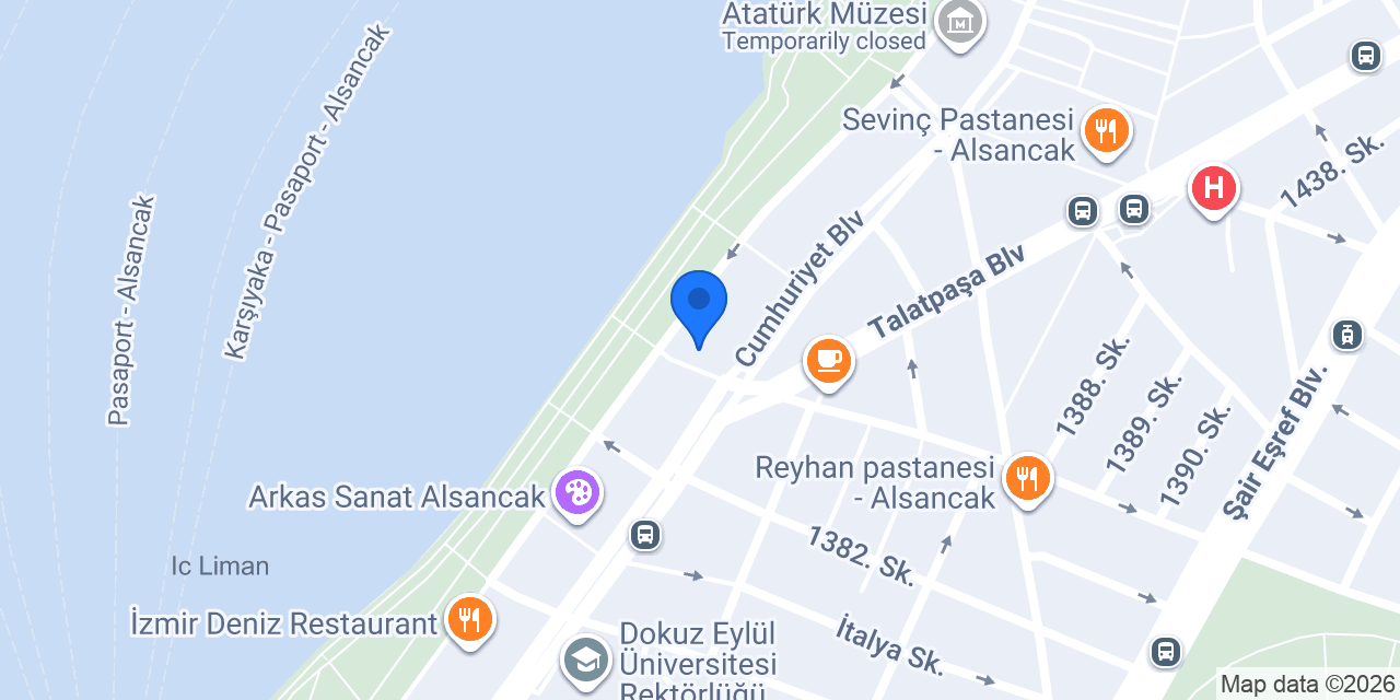 İmo Kore Yemekleri Alsancak konumu
