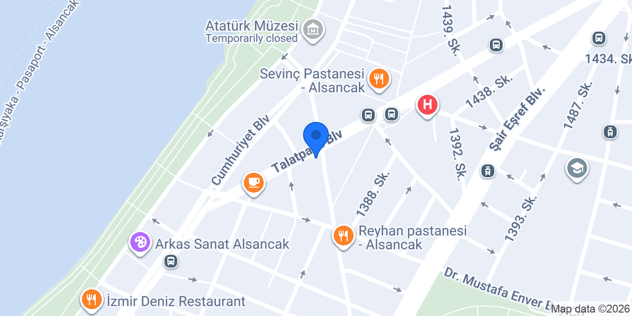 Yoga Academy Alsancak konumu