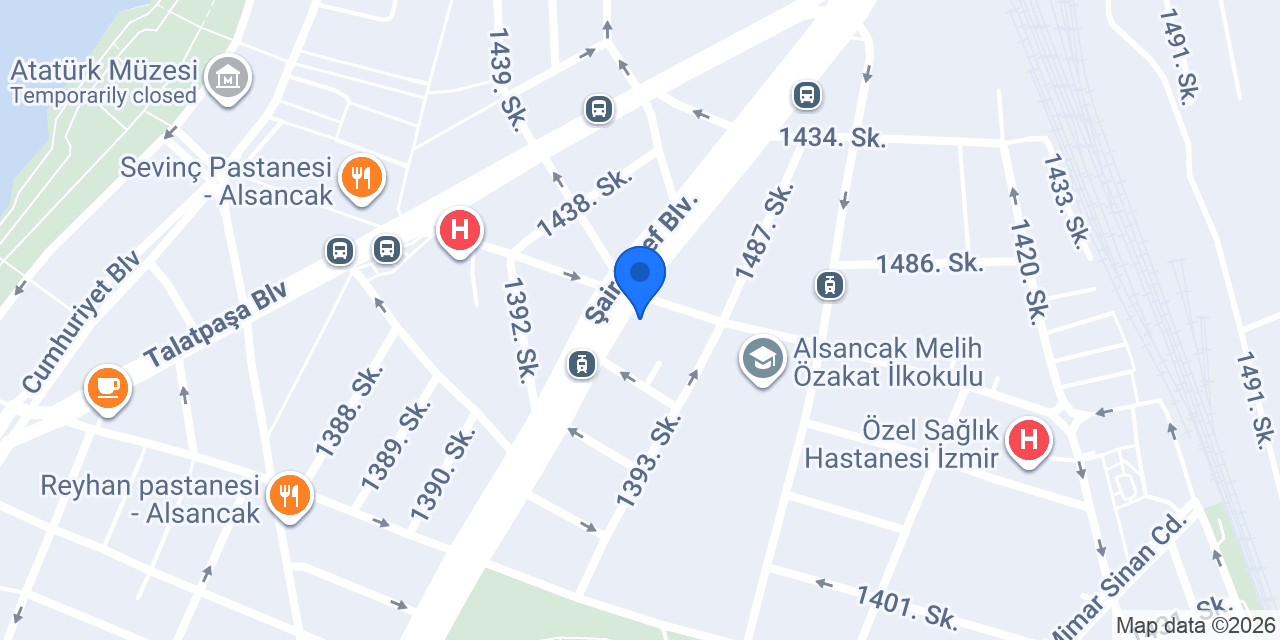 Diş Hekimi Atınç Atagün konumu
