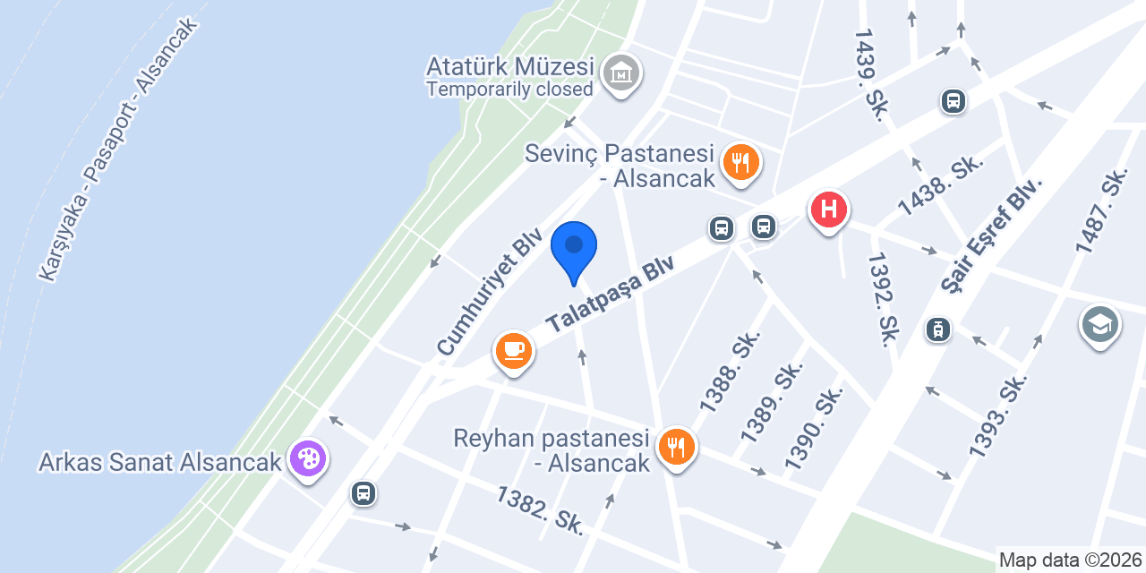 Ersen Öztürk Hair Studio konumu