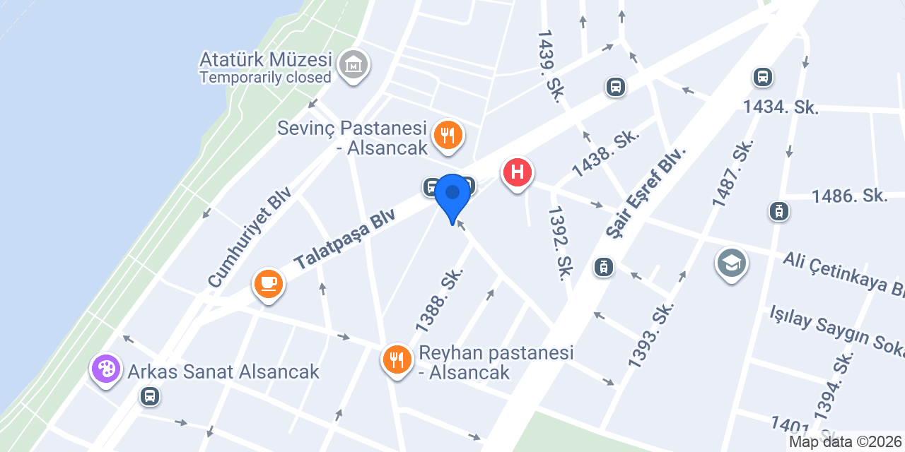 Zeytinyağlı Alsancak konumu