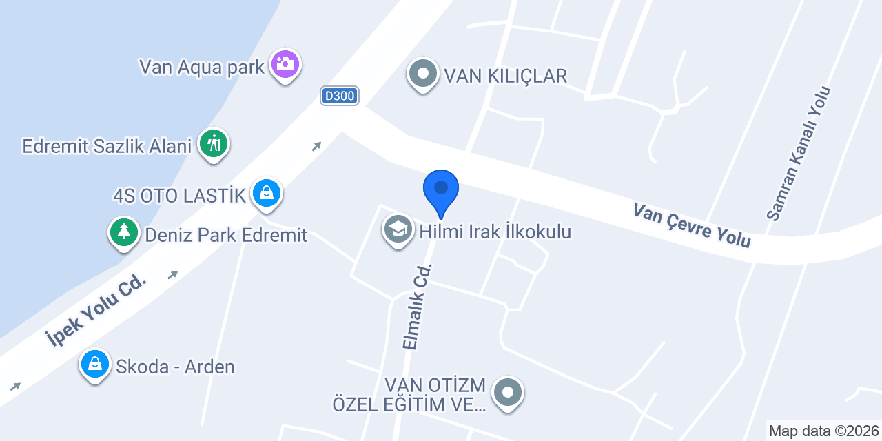 MBA Okulları Van Kampüsü konumu